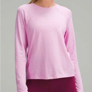 NWT Lululemon License to Train long Sleeve Shirt size 12 in pink